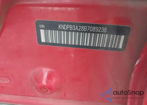 2011 Kia Sportage Lx из США, поврежденный, VIN KNDPB3A28B7089238